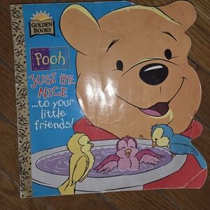 Vtg 1997 Winnie The Pooh Just Be Nice Illustrated Storybook Picture Paperback